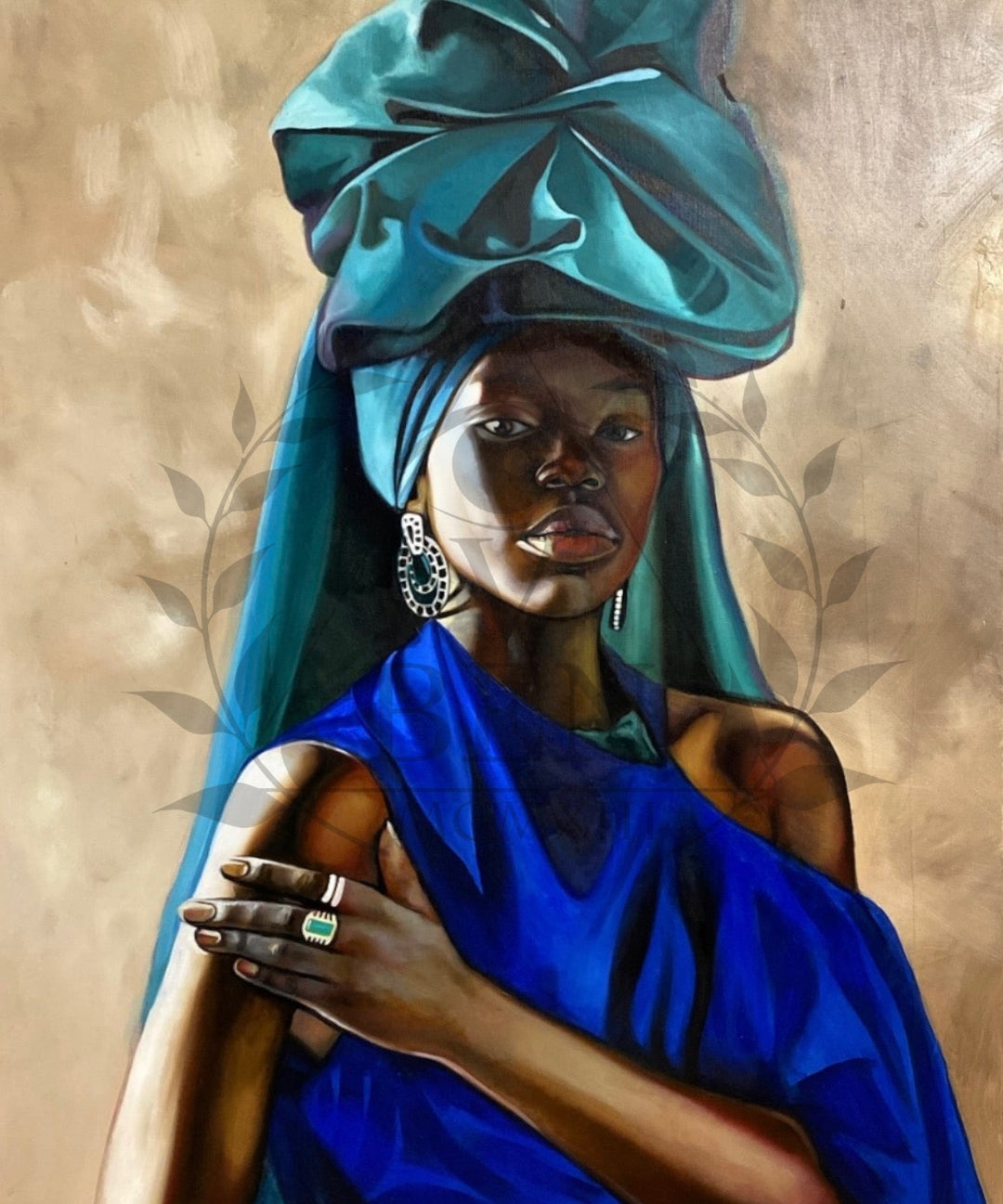 Nigerian Girl Large Painting